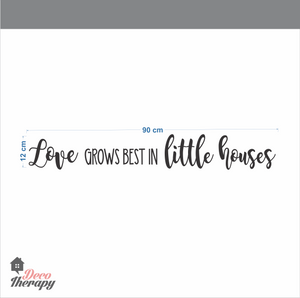 Love Grows Best V1 Wall Sticker