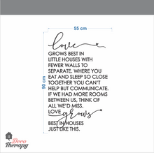 Load image into Gallery viewer, Love Grows Best V2 Wall Sticker