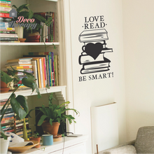 Load image into Gallery viewer, Love Read Be Smart Wall Sticker