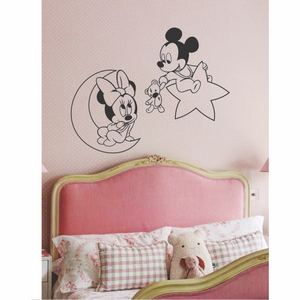Mickey Minnie Baby Wall Sticker