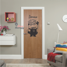 Load image into Gallery viewer, Customized Name Despicable Me Pick Me Design Wall Sticker