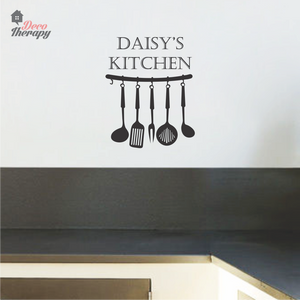 Customized Name Kitchen Design Wall Sticker