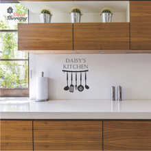 Load image into Gallery viewer, Customized Name Kitchen Design Wall Sticker