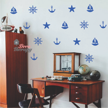 Load image into Gallery viewer, Nautical Pattern Wall Sticker