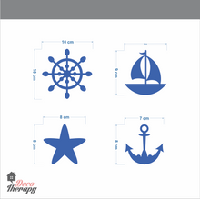 Load image into Gallery viewer, Nautical Pattern Wall Sticker