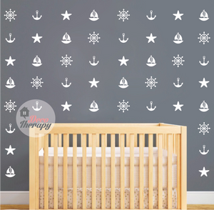 Nautical Pattern Wall Sticker