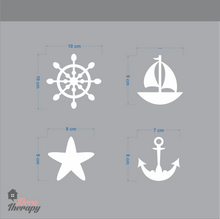 Load image into Gallery viewer, Nautical Pattern Wall Sticker