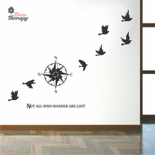 Load image into Gallery viewer, Not All Who Wander Are Lost Flying Birds Wall Sticker