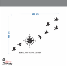 Load image into Gallery viewer, Not All Who Wander Are Lost Flying Birds Wall Sticker