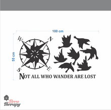 Load image into Gallery viewer, Not All Who Wander Are Lost Flying Birds Wall Sticker