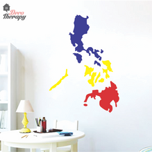 Load image into Gallery viewer, Philippine Map V2 Wall Sticker