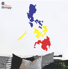 Load image into Gallery viewer, Philippine Map V2 Wall Sticker