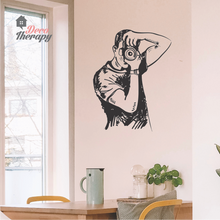 Load image into Gallery viewer, Photographer With Photo Camera Wall Sticker