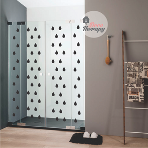 Raindrop Pattern Wall Sticker