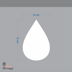 Raindrop Pattern Wall Sticker