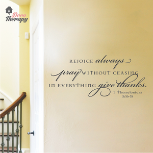 Rejoice Always V2 Wall Sticker