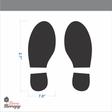 Load image into Gallery viewer, Shoe Mark Foot Step for Social Distancing Floor Decal