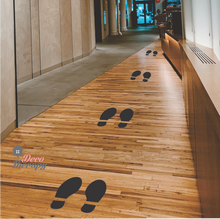 Load image into Gallery viewer, Shoe Mark Foot Step for Social Distancing Floor Decal