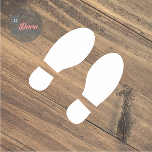 Shoe Mark Foot Step for Social Distancing Floor Decal