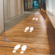 Load image into Gallery viewer, Shoe Mark Foot Step for Social Distancing Floor Decal