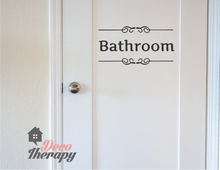 Load image into Gallery viewer, Sign Bathroom Wall Decals