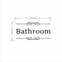 Load image into Gallery viewer, Sign Bathroom Wall Decals