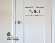 Load image into Gallery viewer, Sign Toilet Wall Decals