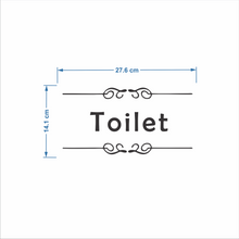 Load image into Gallery viewer, Sign Toilet Wall Decals