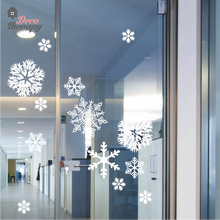 Load image into Gallery viewer, Christmas Snowflakes V1 Wall Sticker