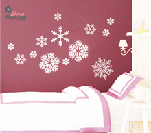 Load image into Gallery viewer, Christmas Snowflakes V1 Wall Sticker