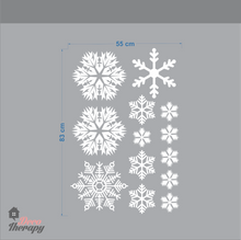 Load image into Gallery viewer, Christmas Snowflakes V1 Wall Sticker