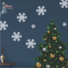 Load image into Gallery viewer, Christmas Snowflakes V2 Wall Sticker