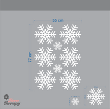 Load image into Gallery viewer, Christmas Snowflakes V2 Wall Sticker