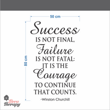 Load image into Gallery viewer, Success Failure Courage Wall Sticker