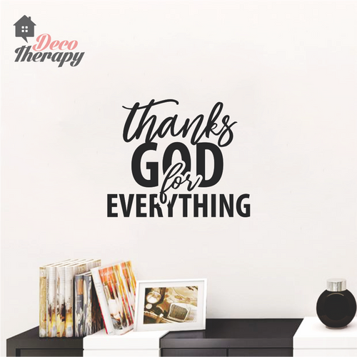 Thanks God For Everything Wall Sticker