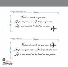 Load image into Gallery viewer, Travel As Much As You Can Wall Sticker