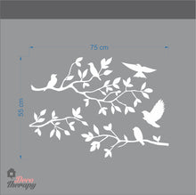 Load image into Gallery viewer, Tree Branch Birds V1 Wall Sticker