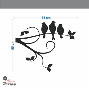 Tree Branch Birds V2 Wall Sticker