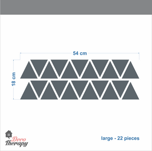 Triangle Pattern Wall Sticker