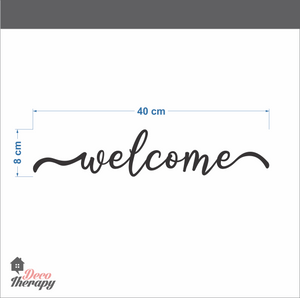 Welcome V2 Wall Sticker