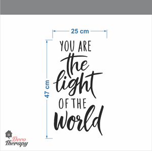 You Are The Light Of The World Wall Sticker